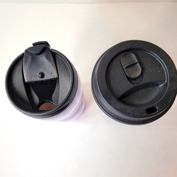 Starbucks Double Wall Travel Tumblers with Lids Bundle x2 - Picture 5 of 9